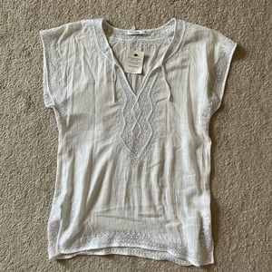 Calypso blouse/flowy top/cover up